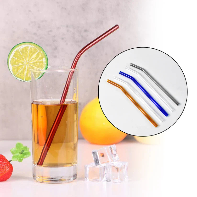 Reusable Glass Straws (5 pcs Set)