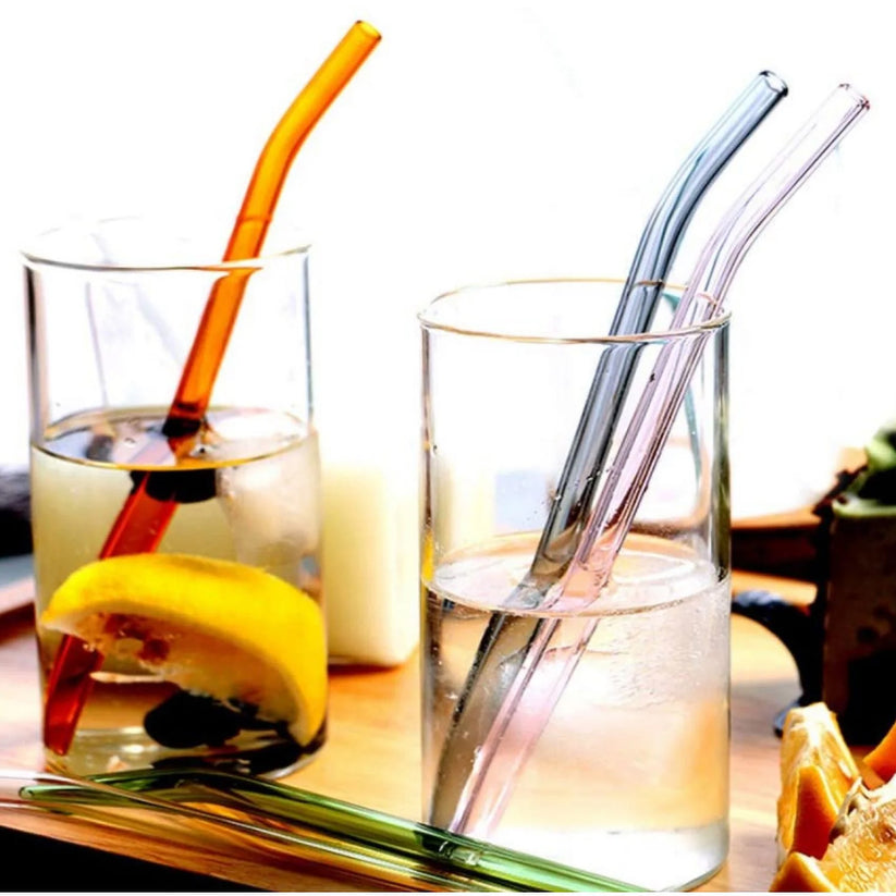 Reusable Glass Straws (5 pcs Set)
