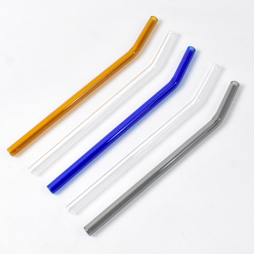 Reusable Glass Straws (5 pcs Set)